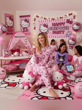 Hello Kitty Pink Pajama Set for Kids